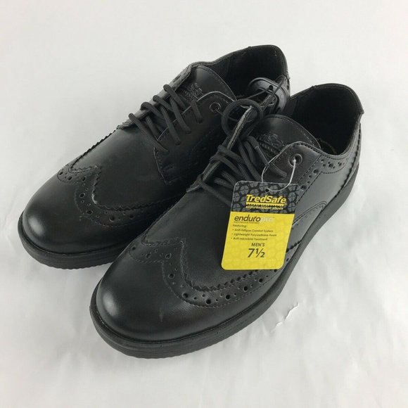 slip resistant wingtip shoes